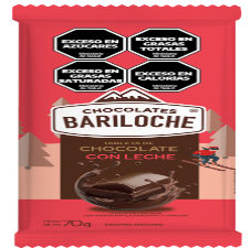 CHOC BARILOCHE NEGRO X70GR
