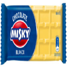 CHOC CELOFAN BCO X 50G