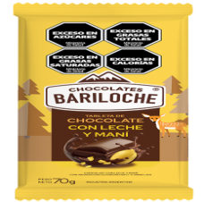 CHOC BARI LECHE Y MANI X70 GR