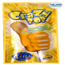 CHUP CRAZY POP NARANJA X U