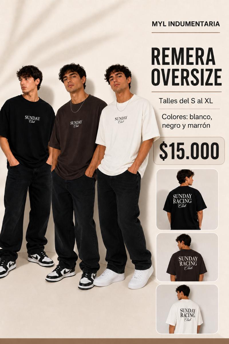 Remera Oversize