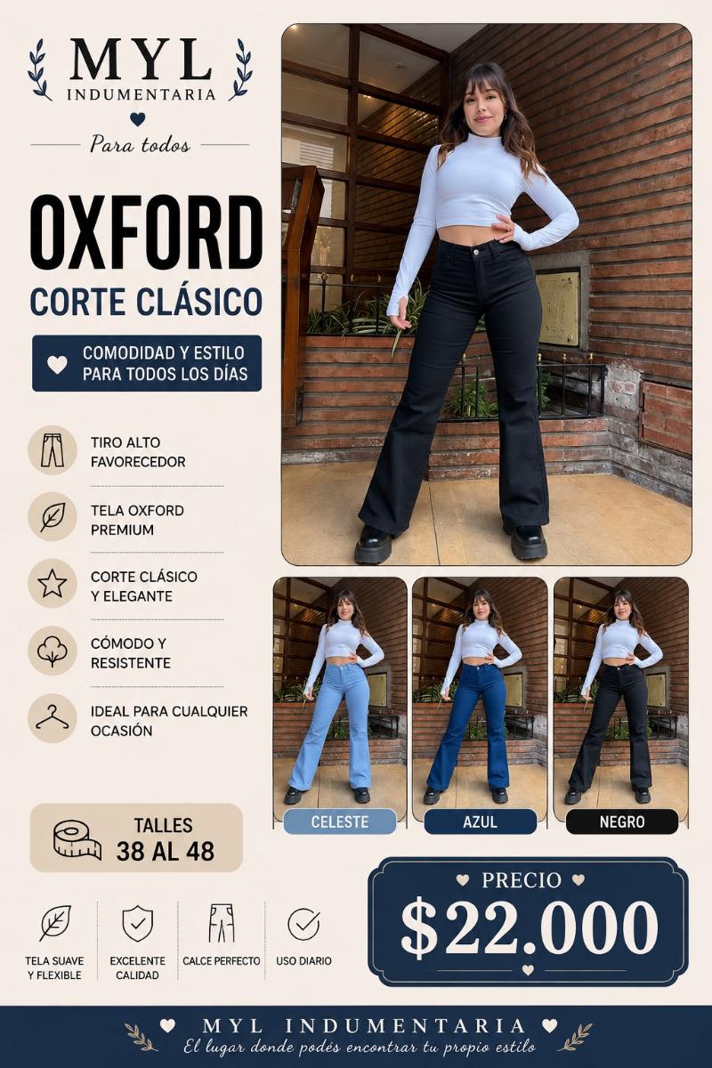 Pantalón Oxford corte clásico
