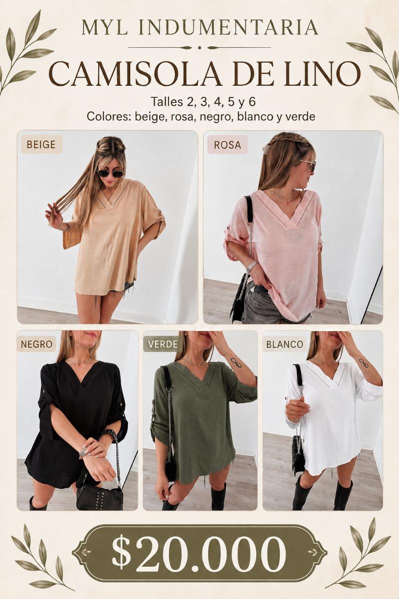 Camisola de lino