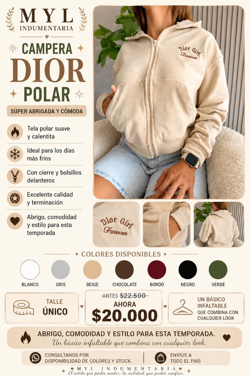 Campera Dior Polar