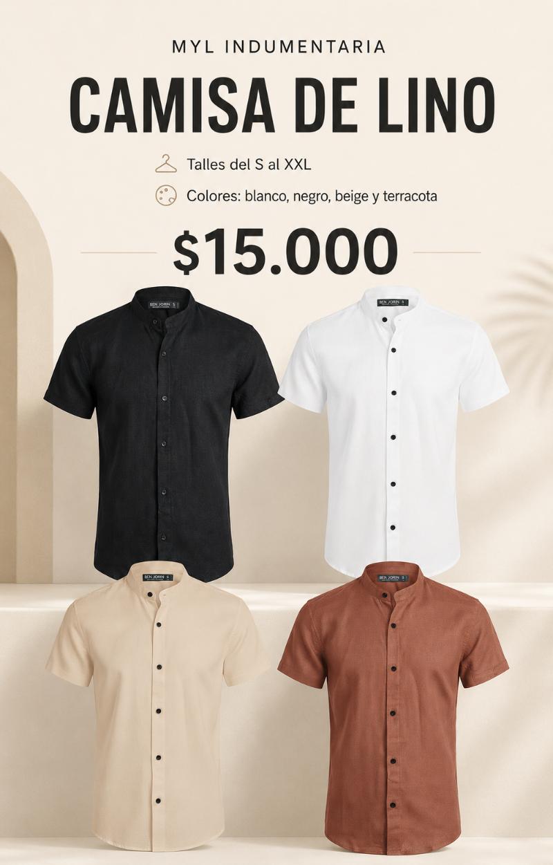 Camisa de lino
