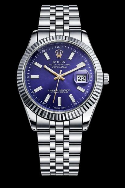 Reloj Clásico Esfera Azul