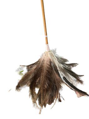 Plumero de plumas naturales tamaño grande