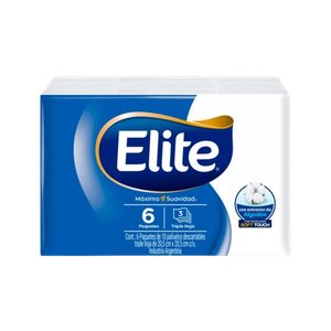 Elite . pañuelos descartablesx6