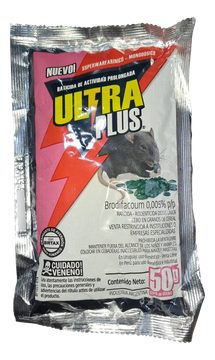 Veneno Ratas Granulado Ultra Plus 50g