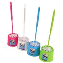 ESCOBILLA WC CON VASO MISTER TRAPO